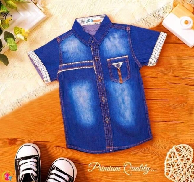 Baby and Mummy Denim Shirt: Stylish Kids Wear