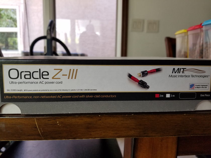 MIT Cables Oracle Z Cord III AC 2 Meters
