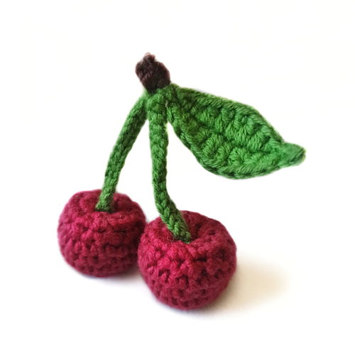 KERSEN haakpatroon PDF - Amigurumi Eten Haakspel Eten Schattig Haakpatroon Haak Kersen Eten Haakpatroon Haak Sleutelhanger