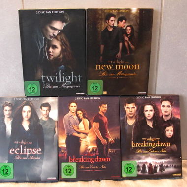 DVD Film Twilight New Moon Eclipse Breaking Dawn