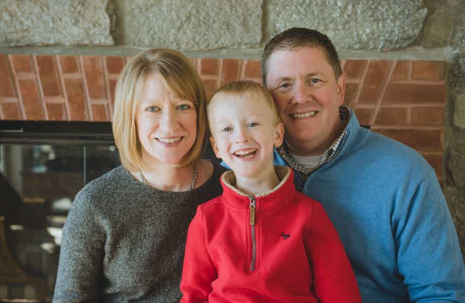 Franchise Owners of Primrose School Allison P. Wilson-Maher and John F. Maher with their son