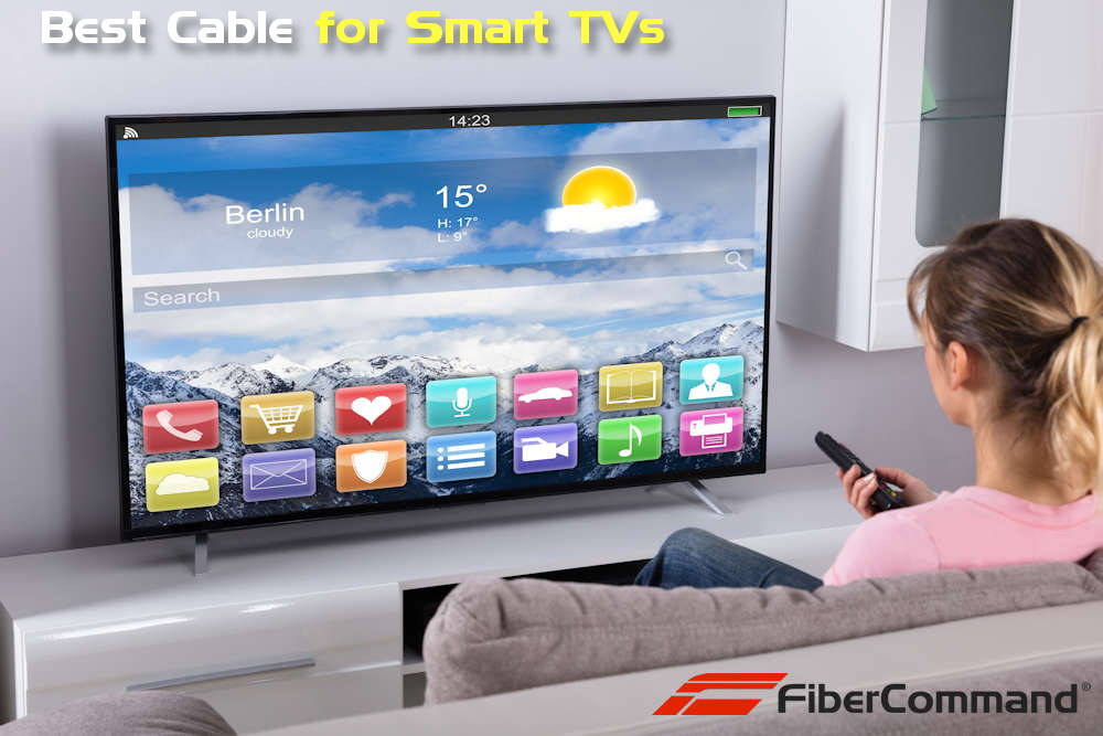 Kramer fiber hdmi smart tv connection example