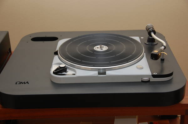 Thorens TD-124 mkii in an Oswald Mills Audio (OMA) slate plinth project in the works...