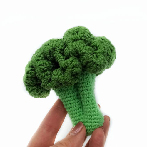 BROCCOLI crochet pattern - Crochet Food Pattern Amigurumi Food Play Kitchen Crochet Vegetables Easy Pattern Tutorial Crochet Toy Pattern