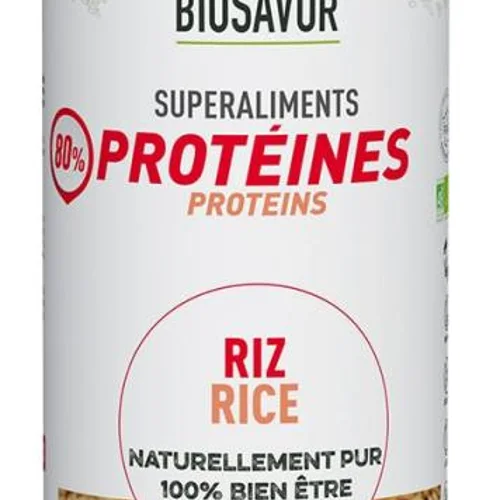 Protéines de Riz bio en poudre