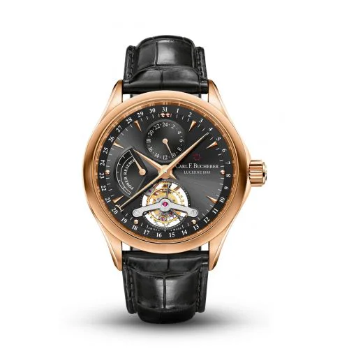 Manero Tourbillon Rose Gold / Black