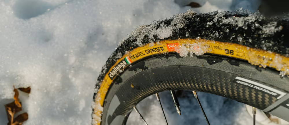 Jeep electric bike riding in snow
