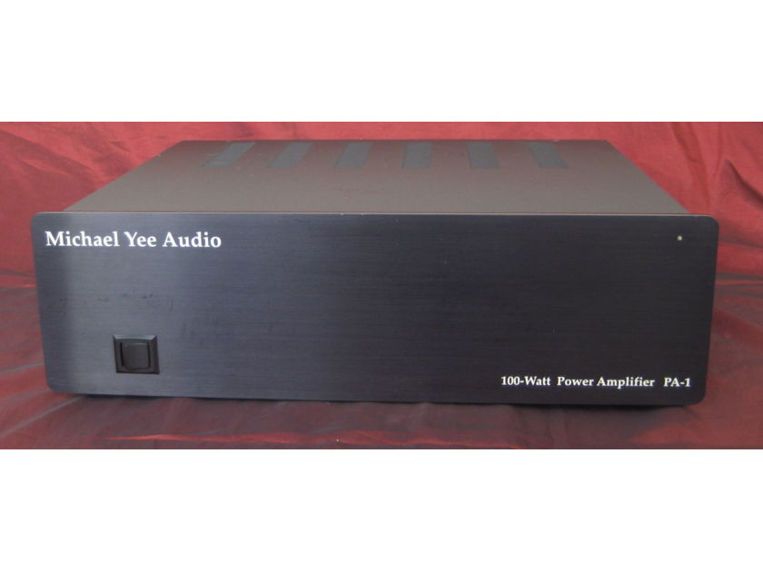 Michael Yee Audio  PA-1, Dual Mono 2 Channel Amplifier 100 Watts Per Channel into 8 Ohms