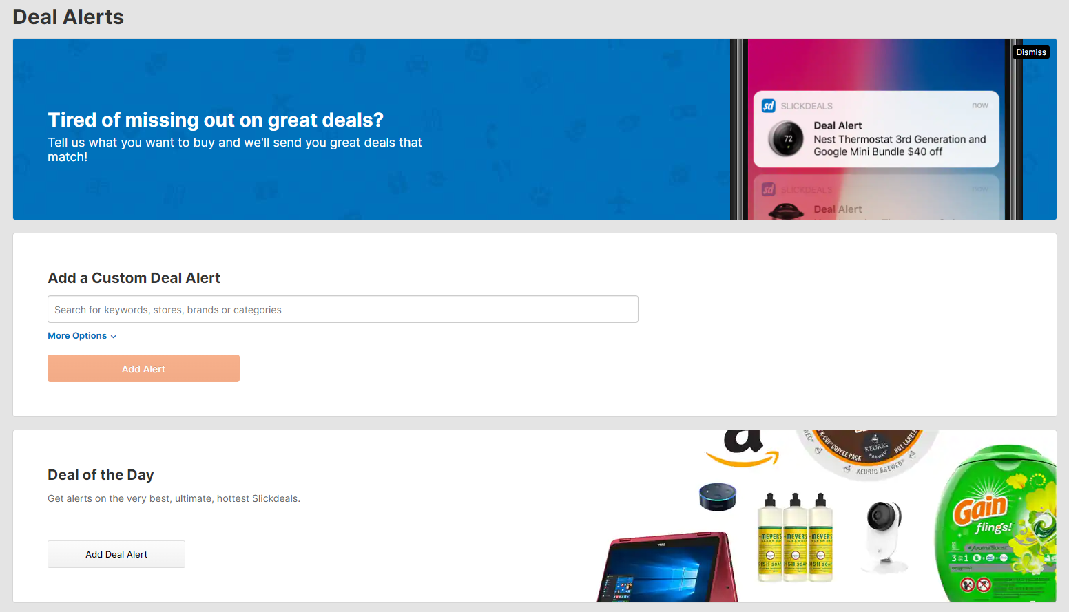 Slickdeals product / service