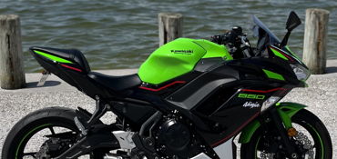 2022 KAWASAKI NINJA 650 motorcycle for rent near Clearwater, FL