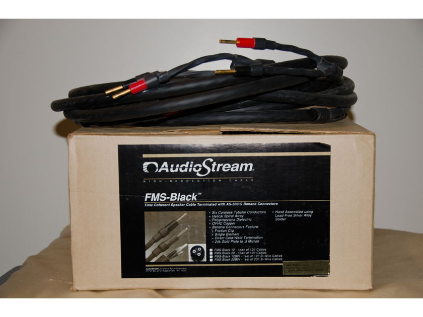 AudioStream FMS-Black Speaker Cables