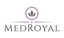 Med Royal logo with a crown emblem 