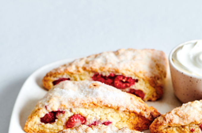 Raspberry Scones (The Best)
