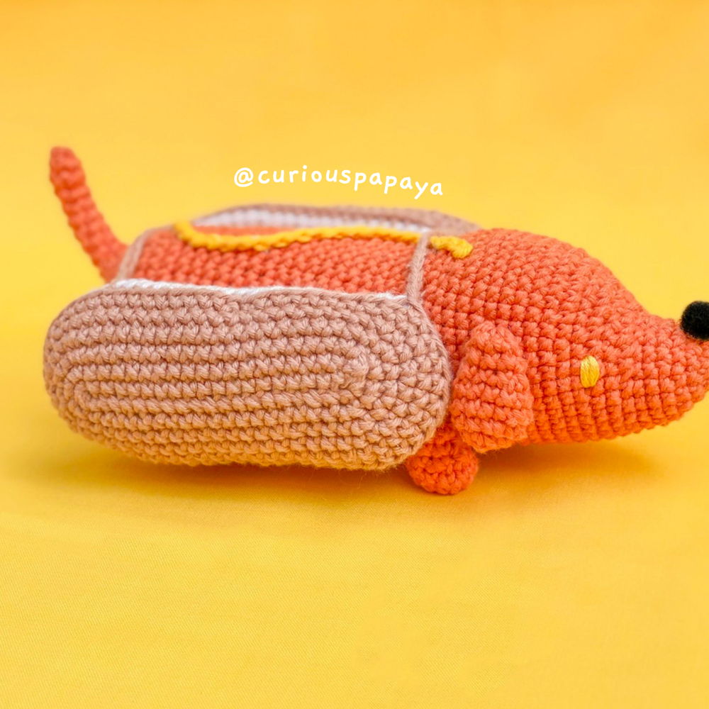 Weenston the Weiner Dog Crochet Pattern