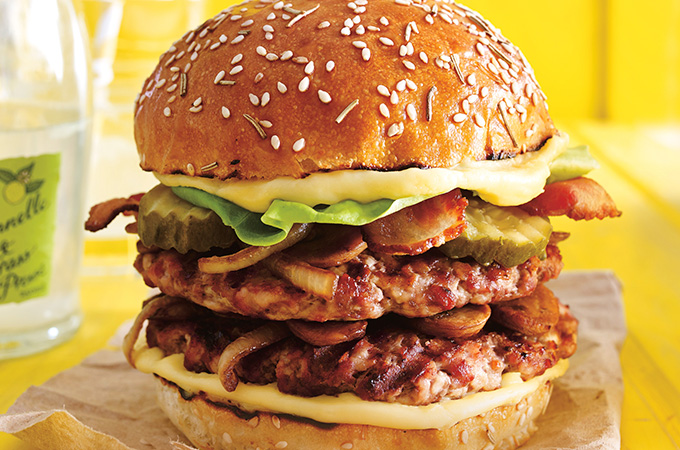 Burger « vraiment cochon »