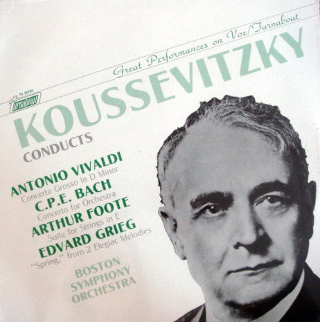 ★Sealed★ Vox Turnabout /  - KOUSSEVITZKY, Vivaldi-Bach ...