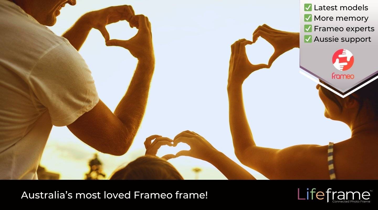 Frameo digital photo frames – latest models with more memory and 1700+ genuine five-star reviews in Australia