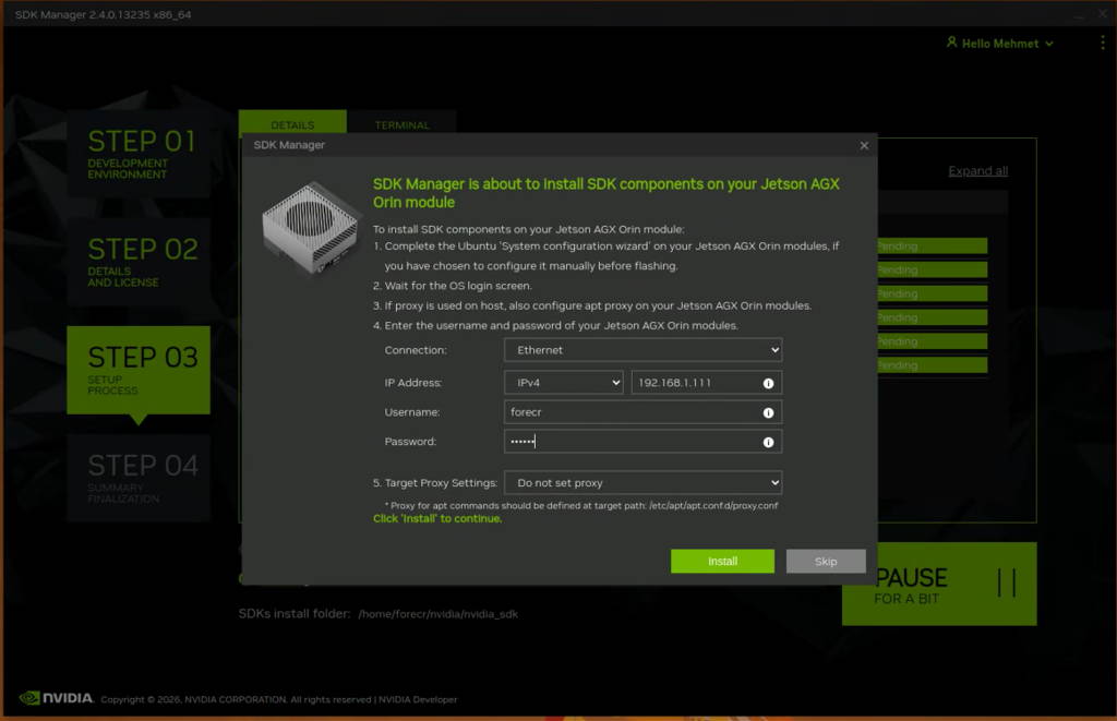 SDK Manager step-3