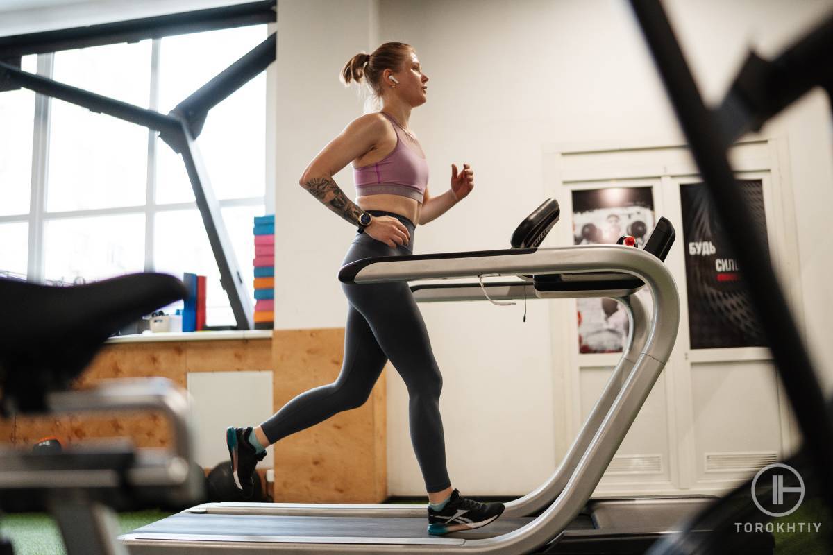 exercise on the treadmill