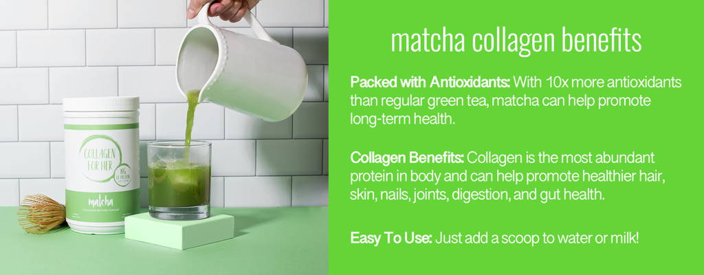 Fusspot's Miss You Matcha Collagen Infused Organic Matcha Beauty Tea