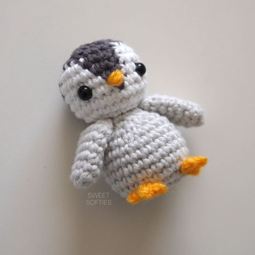 Pinguin met zak zonder naaiwerk
