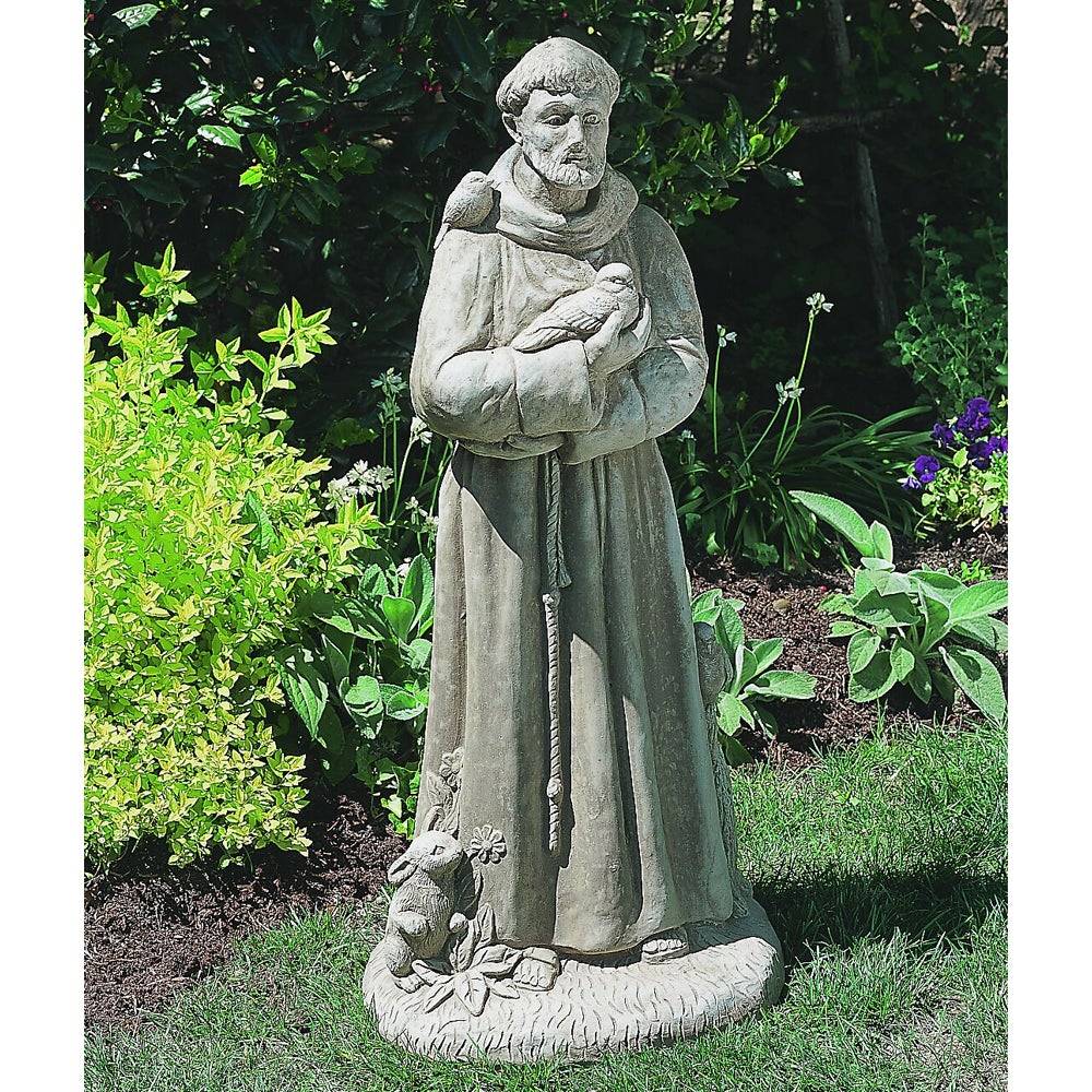 St. Francis with Animals 36” Garden Statue