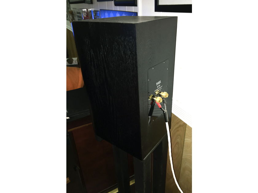 Thiel Audio SCS-4 Black Ash Speakers Monitors PAIR