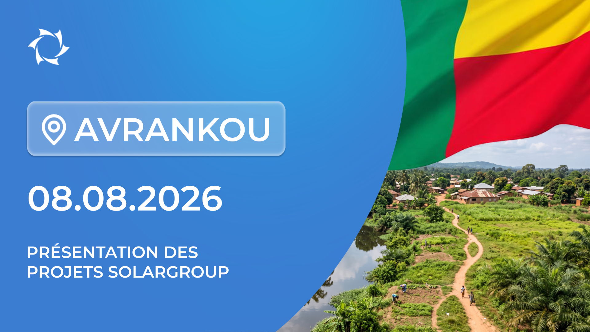 Présentation des projets SOLARGROUP à Avrankou (Bénin)