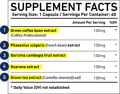 Supplement Facts of the best weight loss pills singapore