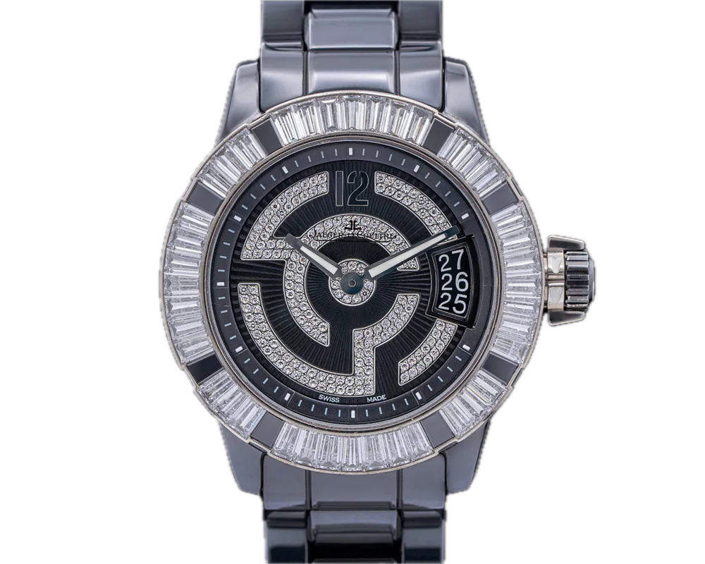 Master Compressor Diver Diamond Set Black Ceramic