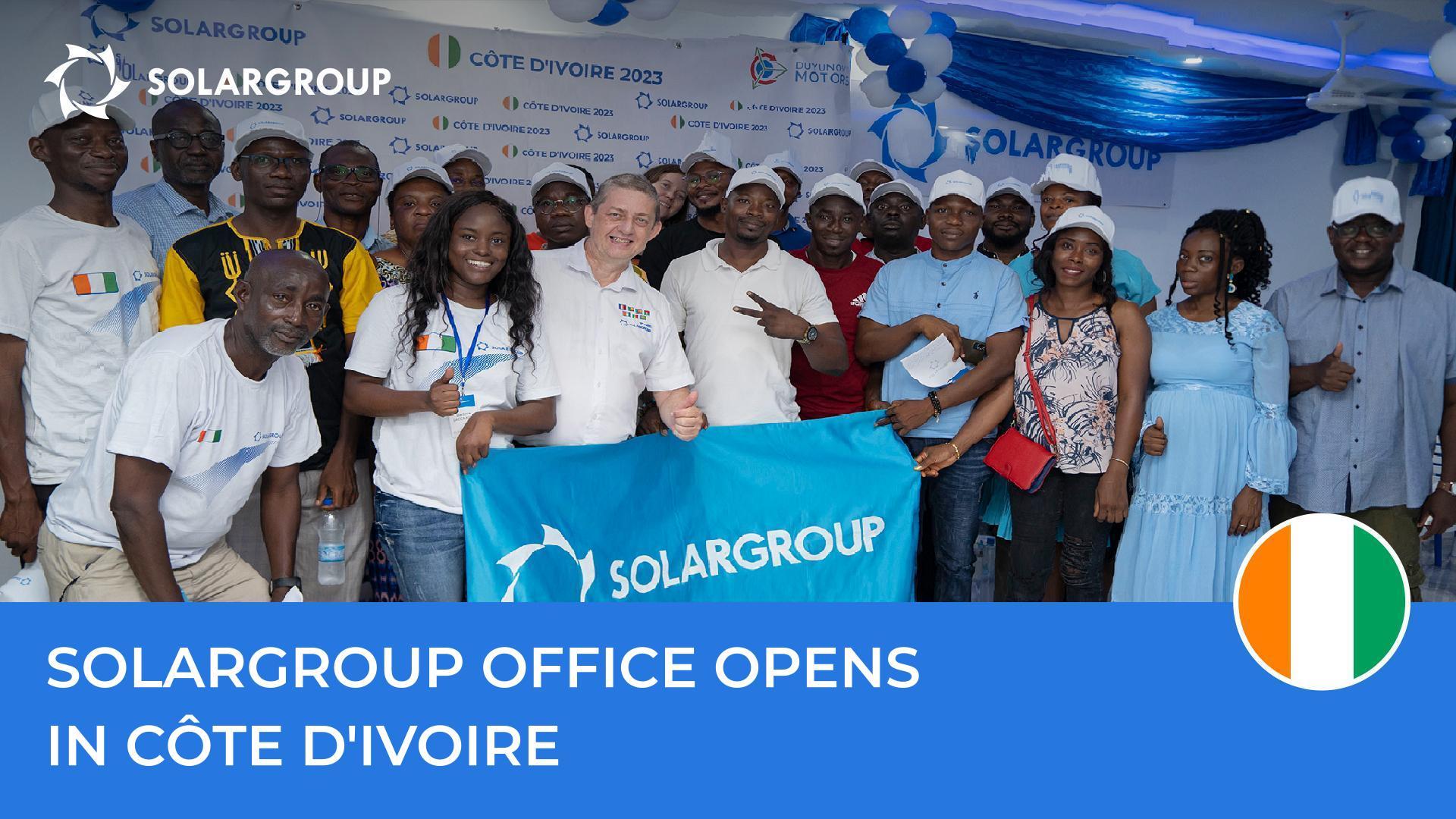 The first SOLARGROUP office opens in Côte d'Ivoire