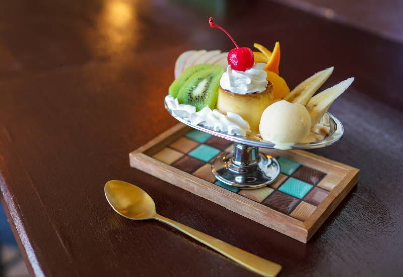 プリンアラモードとは