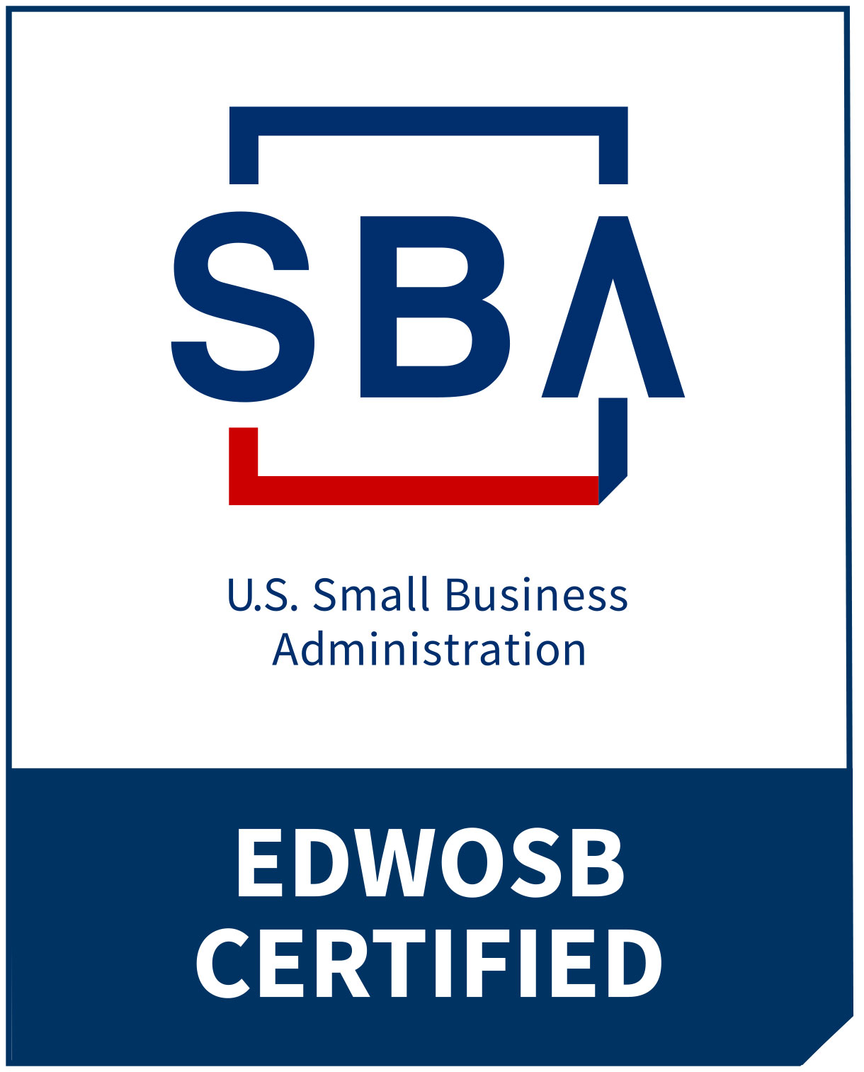 Logo representing Economically Disadvantaged Women-Owned Small Business certification