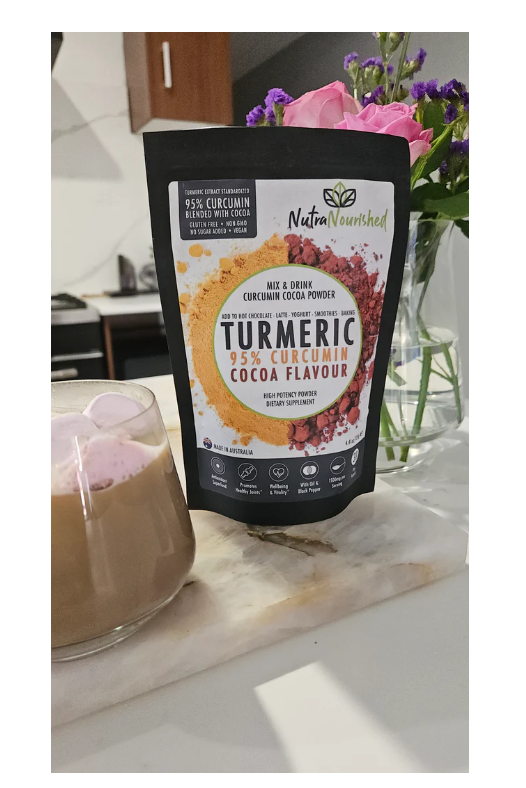 Turmeric 95% Curcumin Extract w/ Cocoa Flavour - Image 3