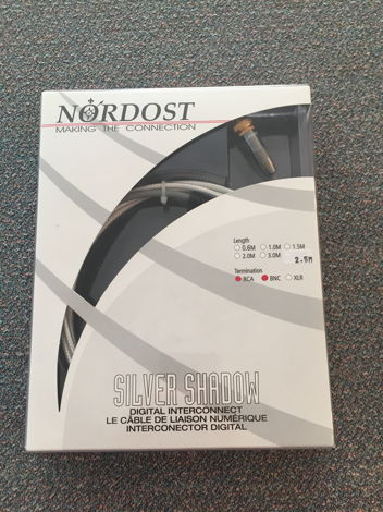 Nordost Silver Shadow dig 2.5M RCA to BNC digital inter...