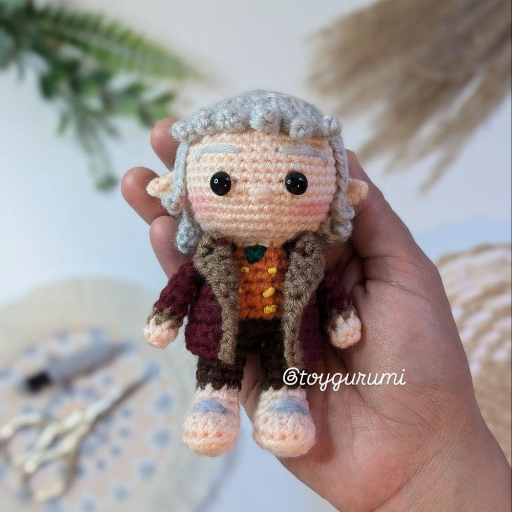Bilbo LOTR Amigurumi