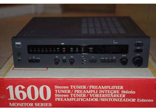 NAD 1600 Preamp Tuner with Remote Control, box, manual....