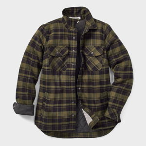 Mal Insulated Flannel Size XS Color Vintage Olive