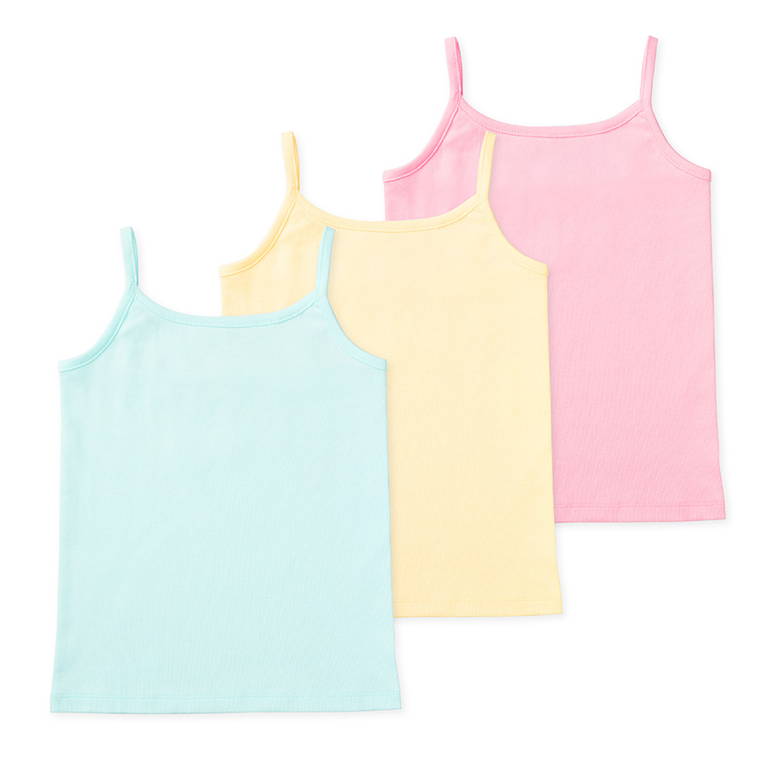Gracie Girls Organic Camisoles - Delicate Pastel