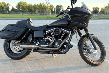2013 HARLEY-DAVIDSON FXDB DYNA STREET BOB (VIVID BLACK) motorcycle for rent near Woods Cross, UT