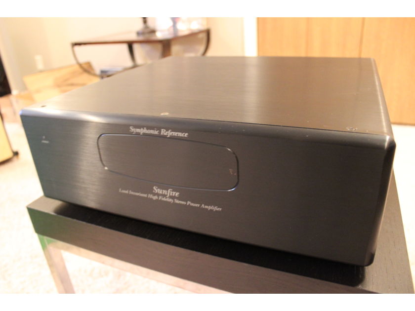Sunfire Symphonic Reference Amplifier. Excellent Sound. Will drive any speaker, 250 wpc into 8 ohms, 500 wpc into 4