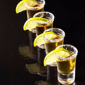 round of tequila for the BRIDE