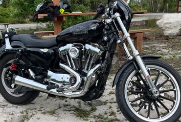 2009 HARLEY-DAVIDSON XL 1200L SPORTSTER LOW (BLACK) motorcycle for rent near Clearwater, FL