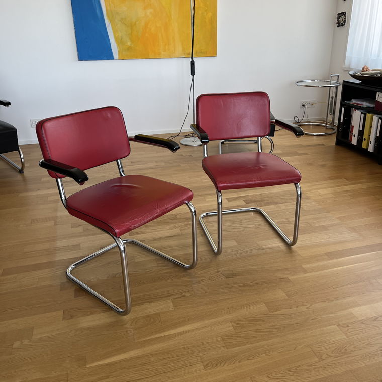 Freischwinger Stühle, Thonet 