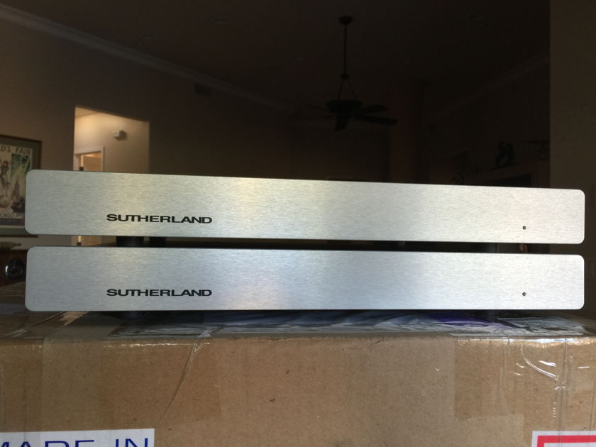 Sutherland Duo  2 Chassis Dual Mono Phono Preamp