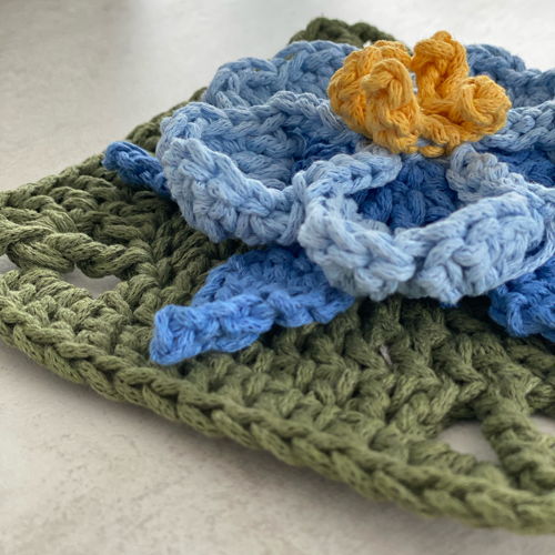 Akelei Blume Granny Square