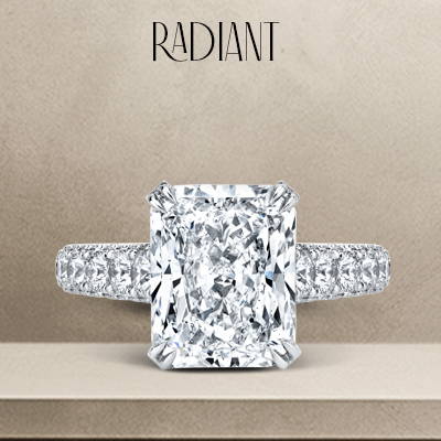 radiant cut diamond rings
