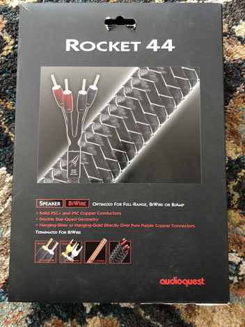 AudioQuest Rocket 44 Bi-Wire Speaker Cable 10 Foot