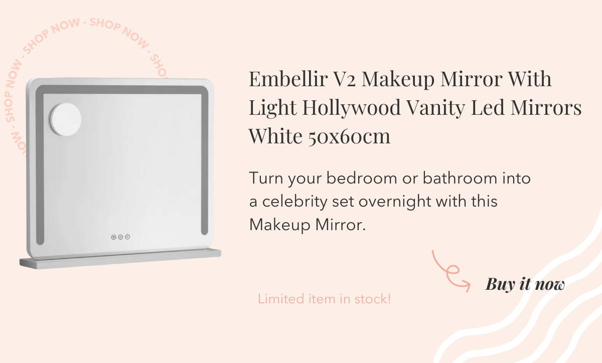 Embellir v2 Makeup Mirror with Hollywood Vanity Led