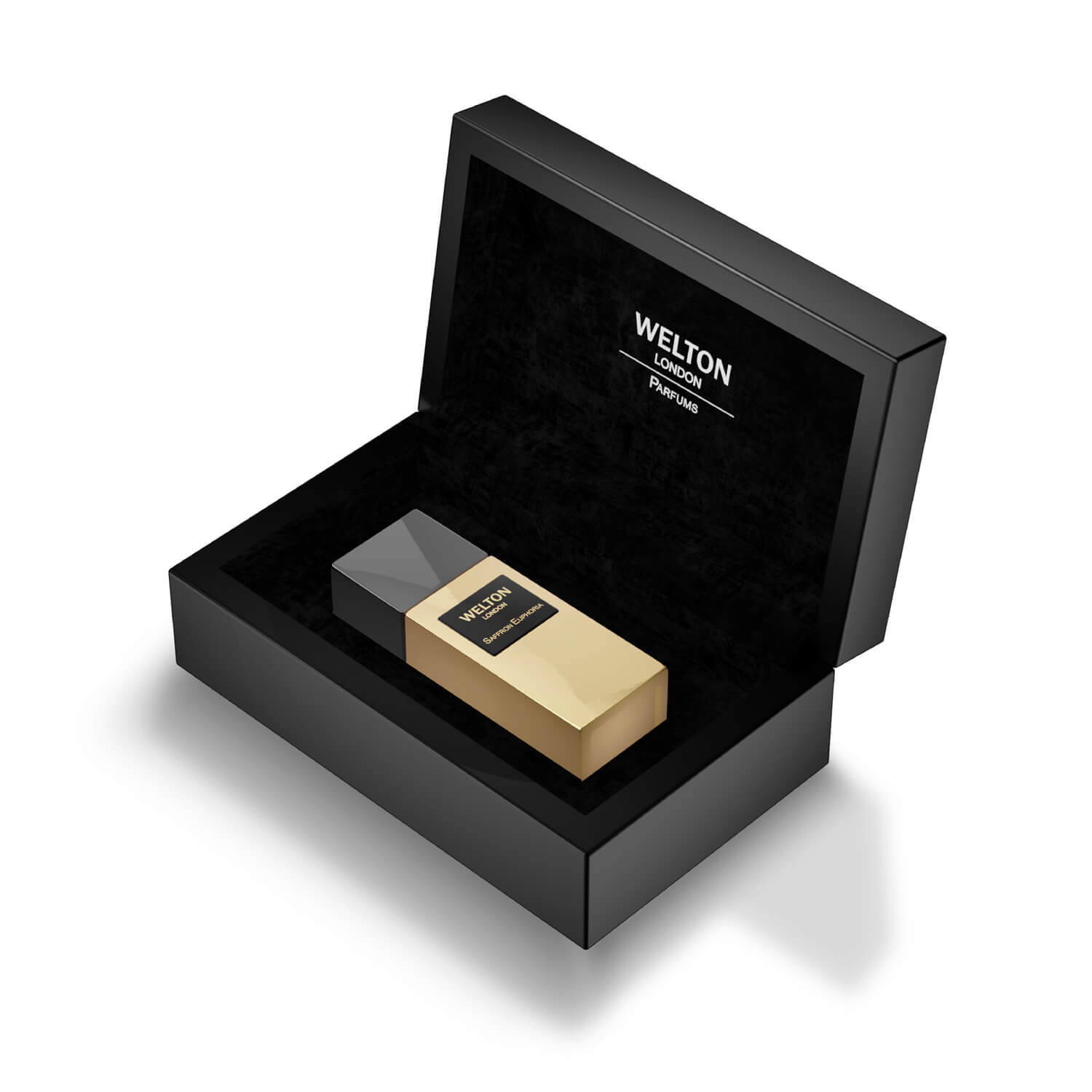 Welton Saffron Euphoria Refillable Perfume Extract Limited Edition Packaging Wooden Box